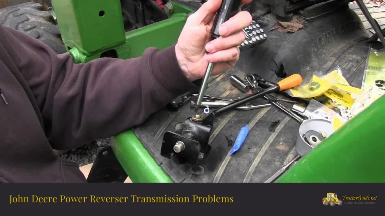 john deere power reverser transmission problems