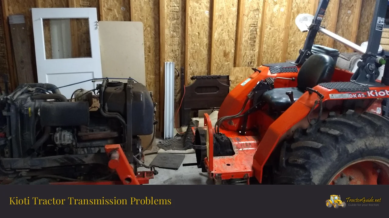 kioti tractor transmission problems