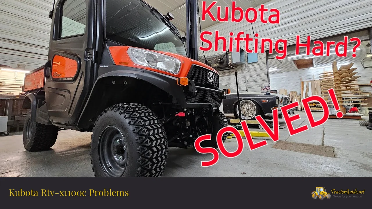 kubota rtv-x1100c problems