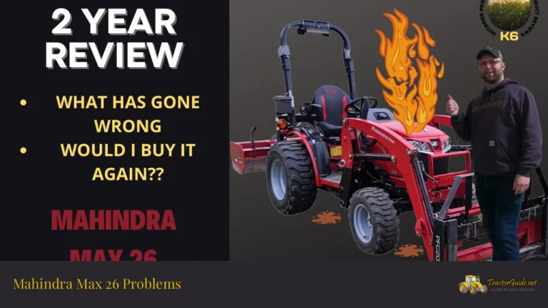 mahindra max 26 problems