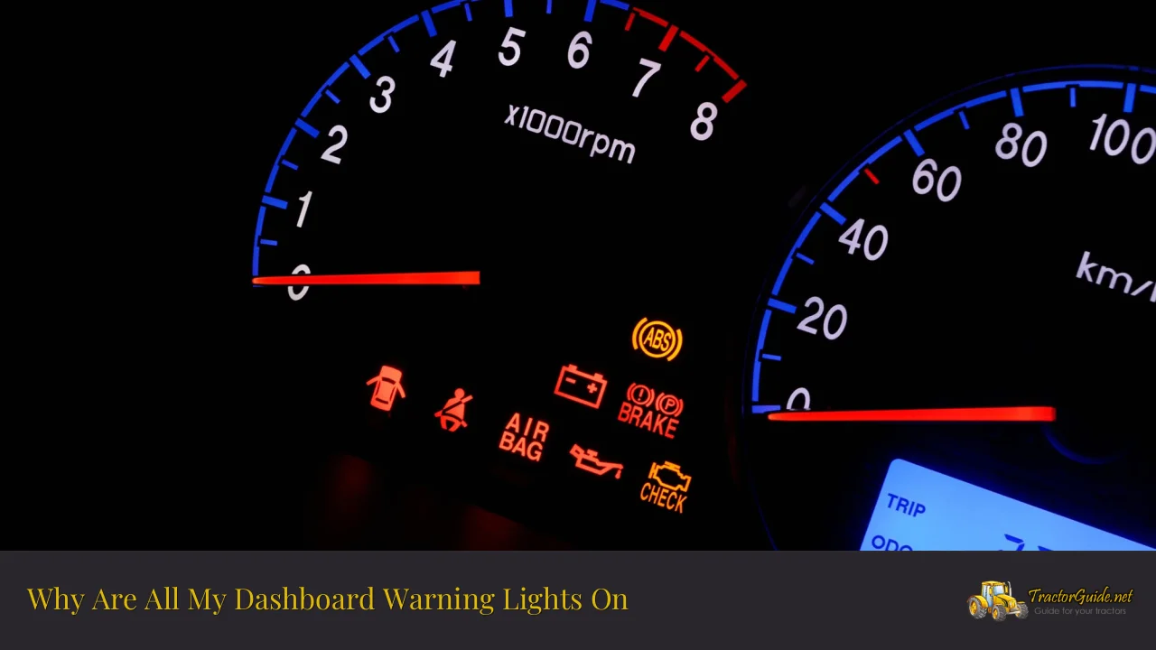 why are all my dashboard warning lights on