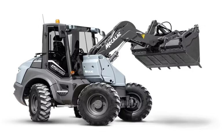 mecalac's new es1000 swing loader goes electric