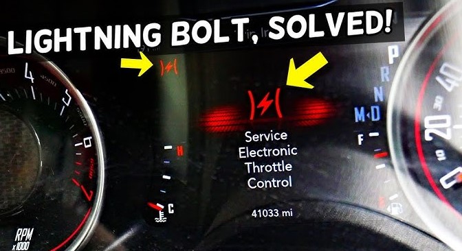what does the lightning bolt mean on a car