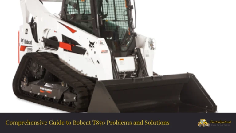 bobcat t870 problems