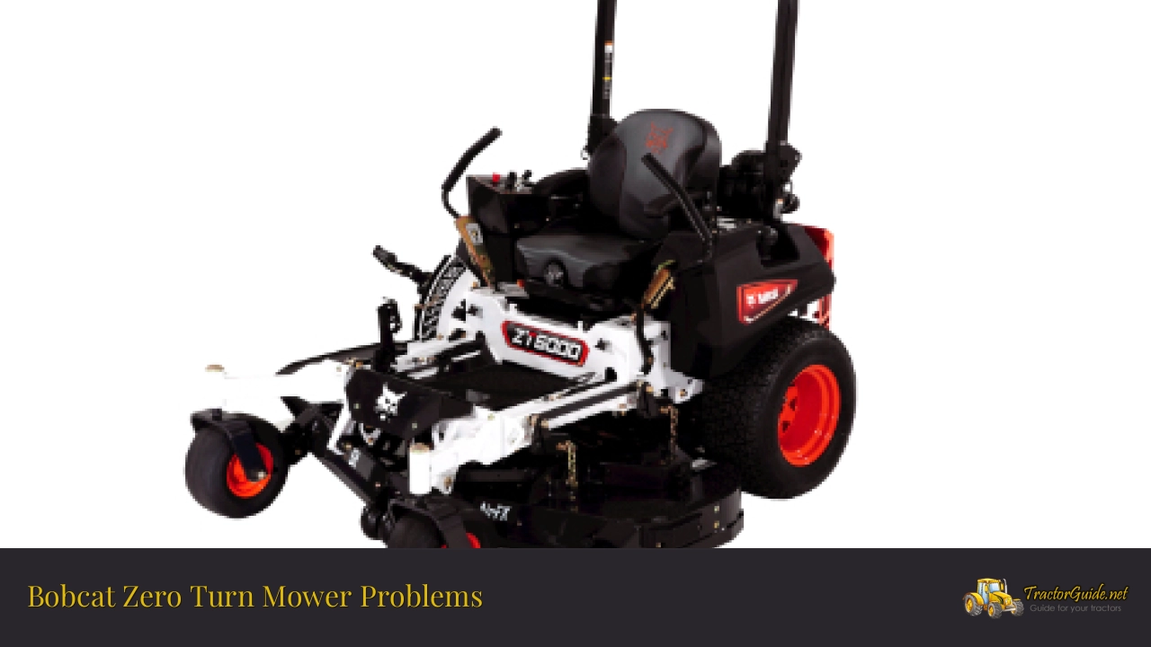 bobcat zero turn mower problems