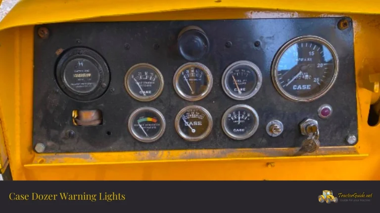 case dozer warning lights