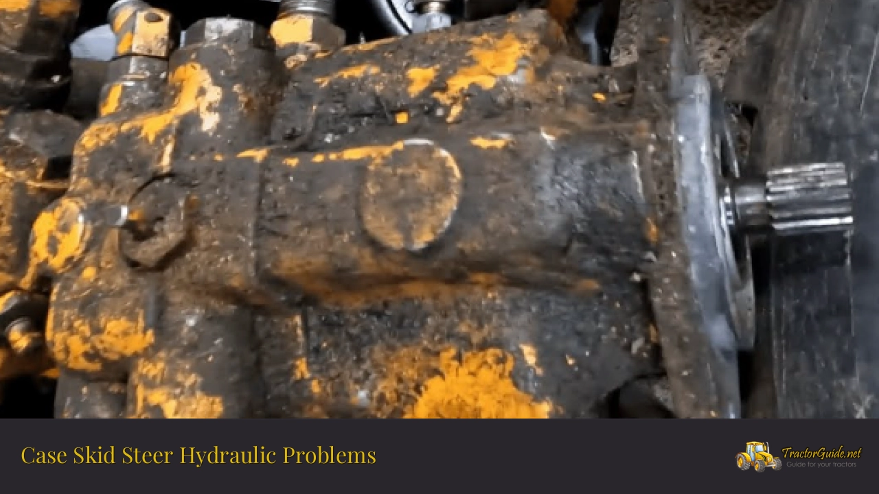 case skid steer hydraulic problems