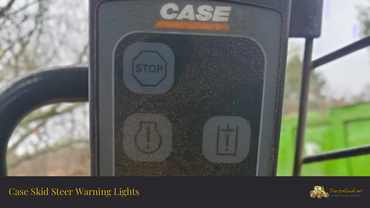 case skid steer warning lights