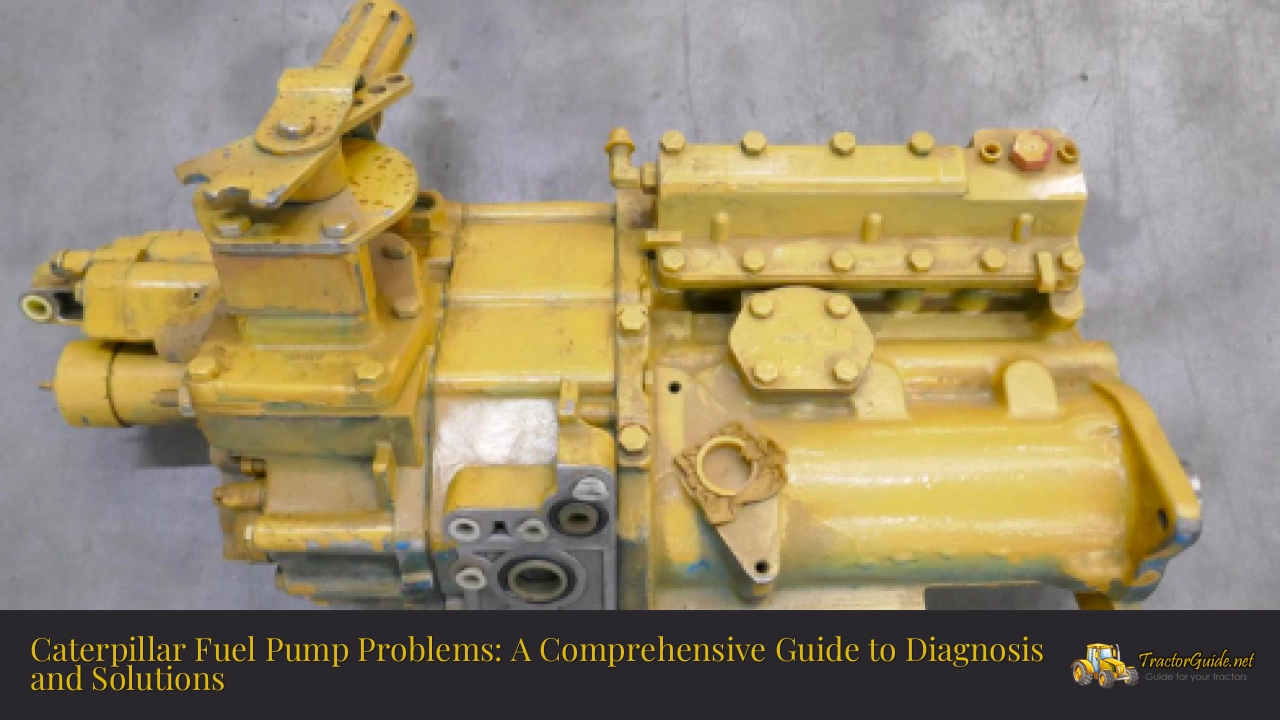 caterpillar fuel pump problems