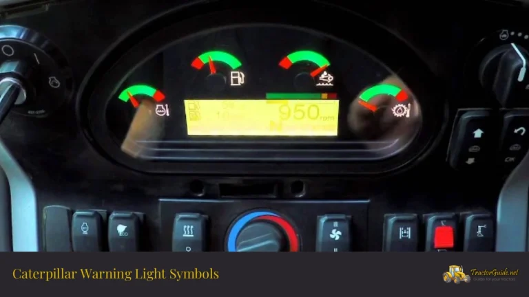 caterpillar warning light symbols