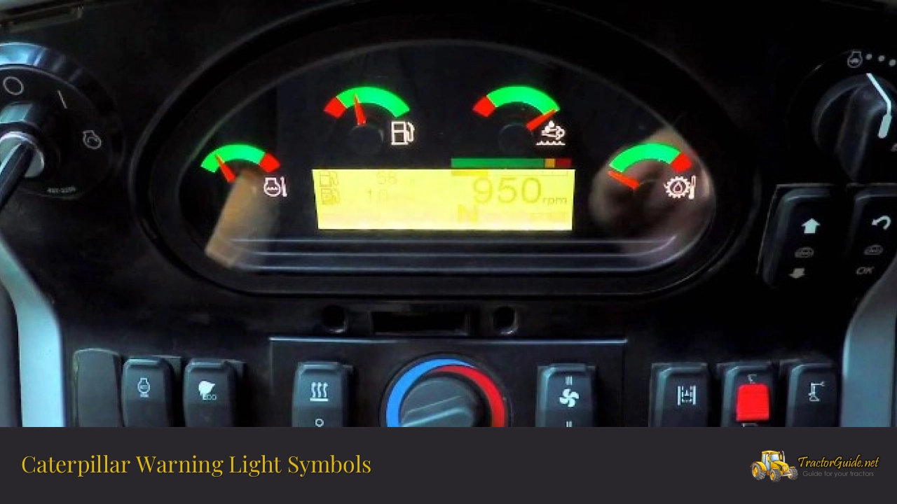 caterpillar warning light symbols