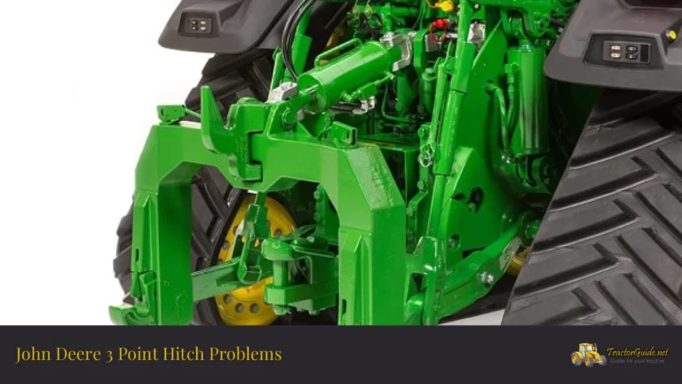 john deere 3 point hitch problems