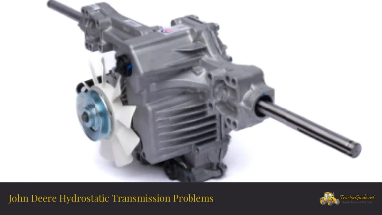 john deere hydrostatic transmission problems