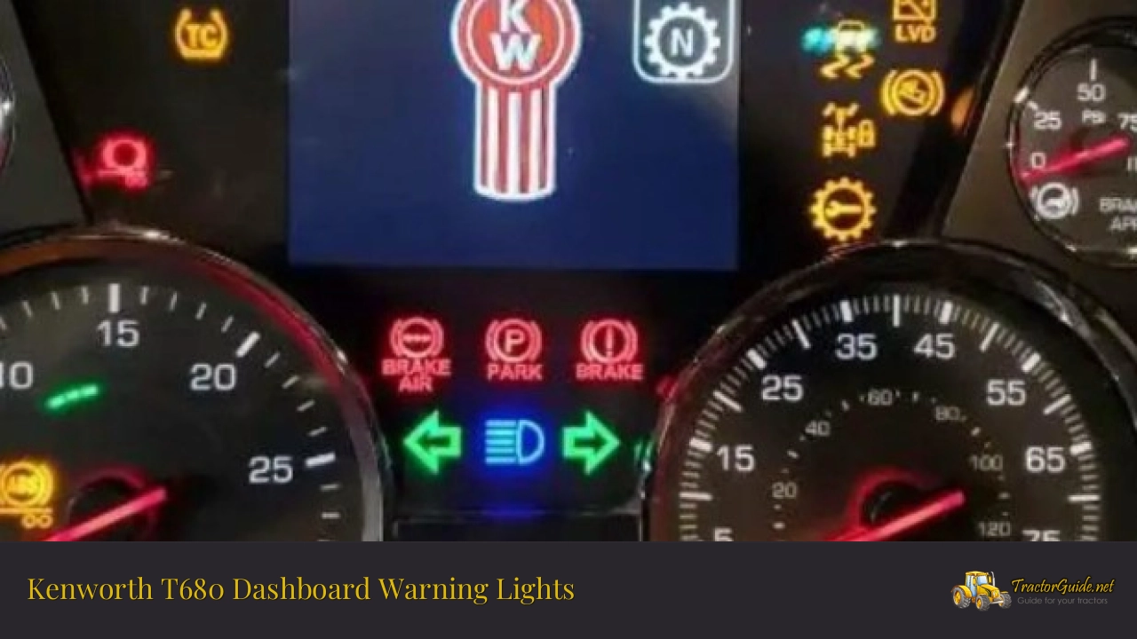 kenworth t680 dashboard warning lights