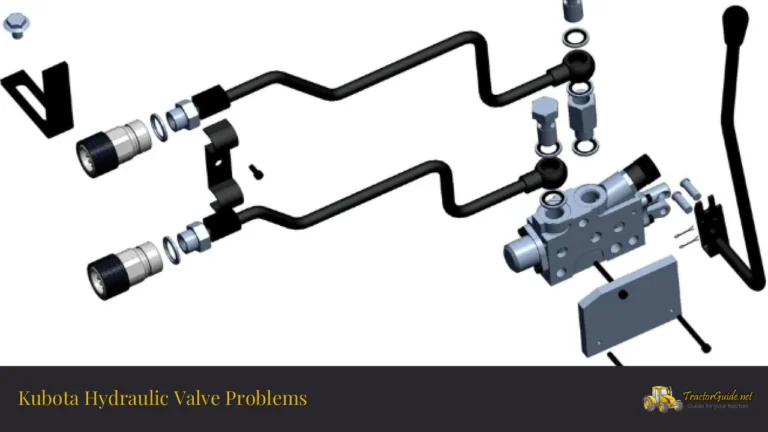 kubota hydraulic valve problems