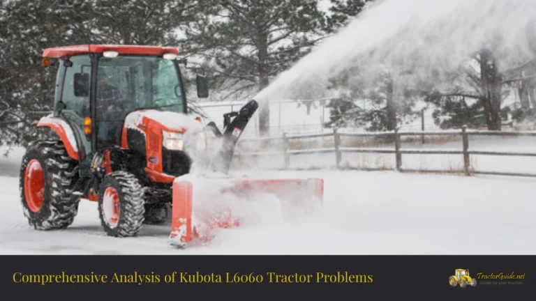 kubota l6060 problems