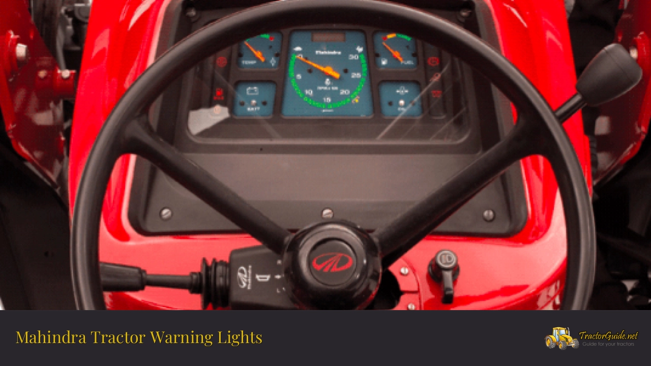 mahindra tractor warning lights