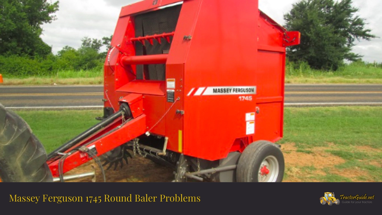 massey ferguson 1745 round baler problems