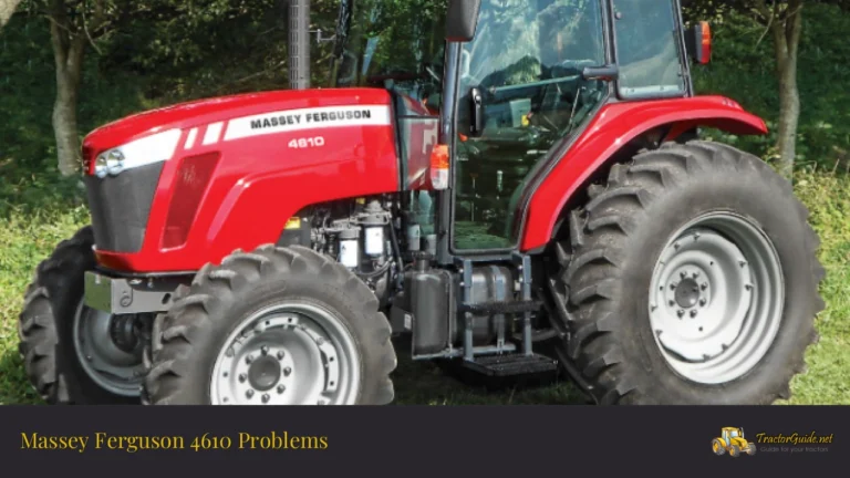 massey ferguson 4610 problems