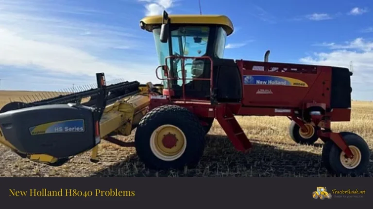 new holland h8040 problems