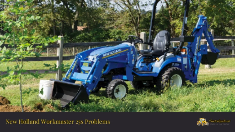 new holland workmaster 25s problems