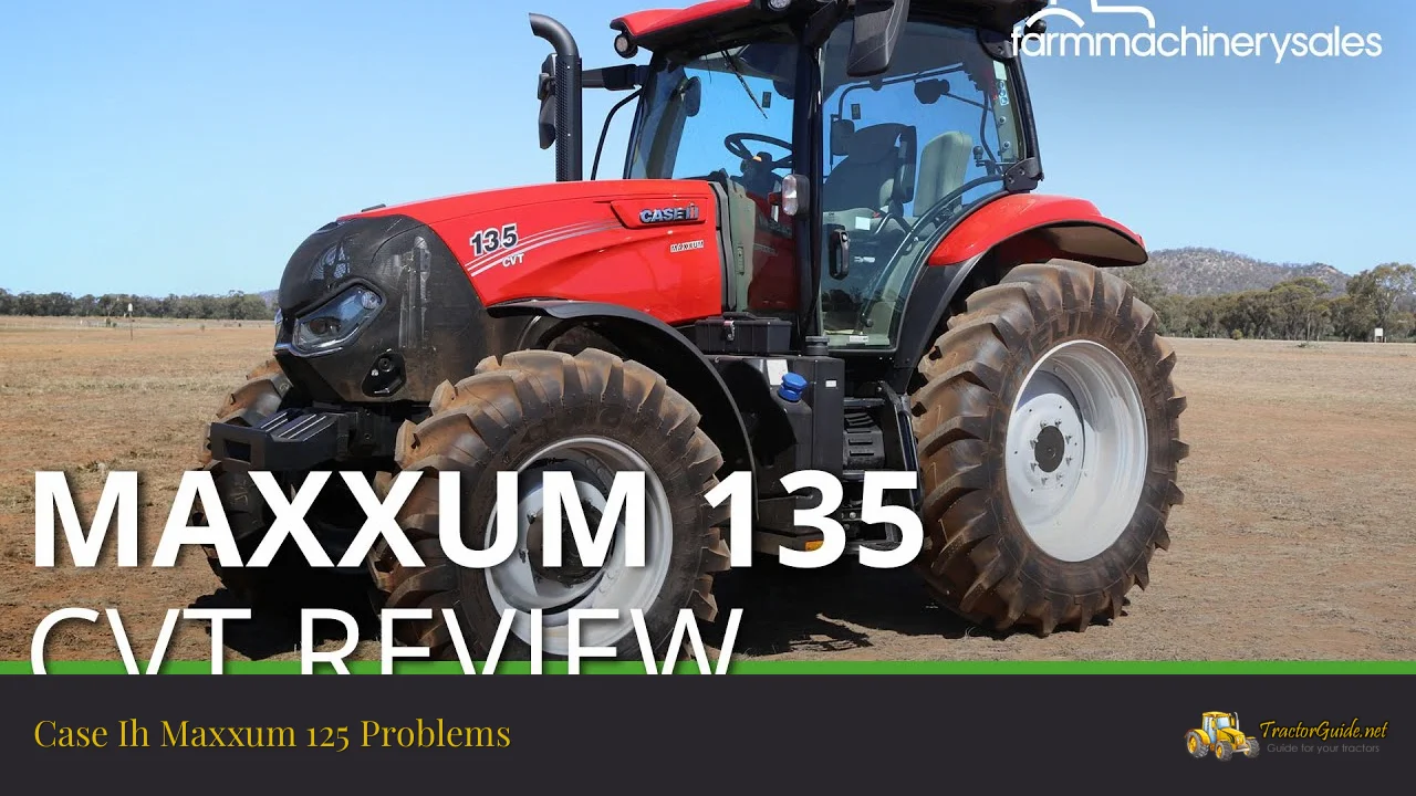 case ih maxxum 125 problems