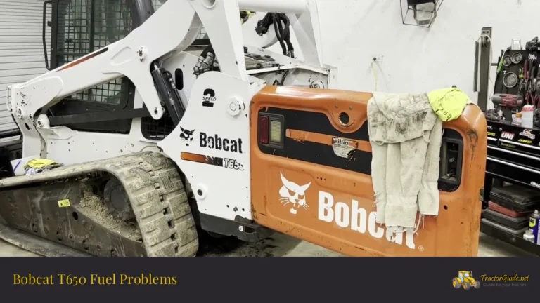 bobcat t650 fuel problems