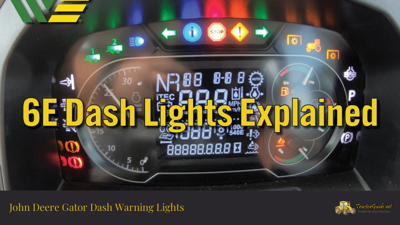 john deere gator dash warning lights