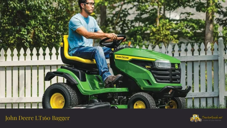 john deere lt160 bagger