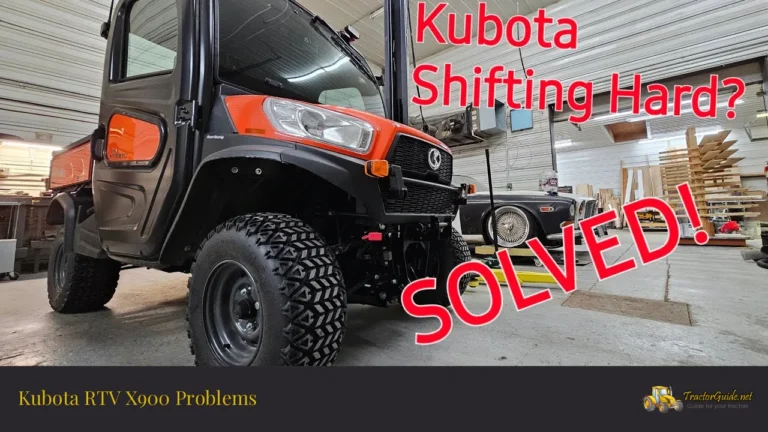 kubota rtv x900 problems