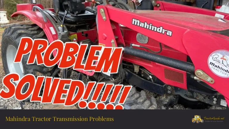 mahindra tractor transmission problems