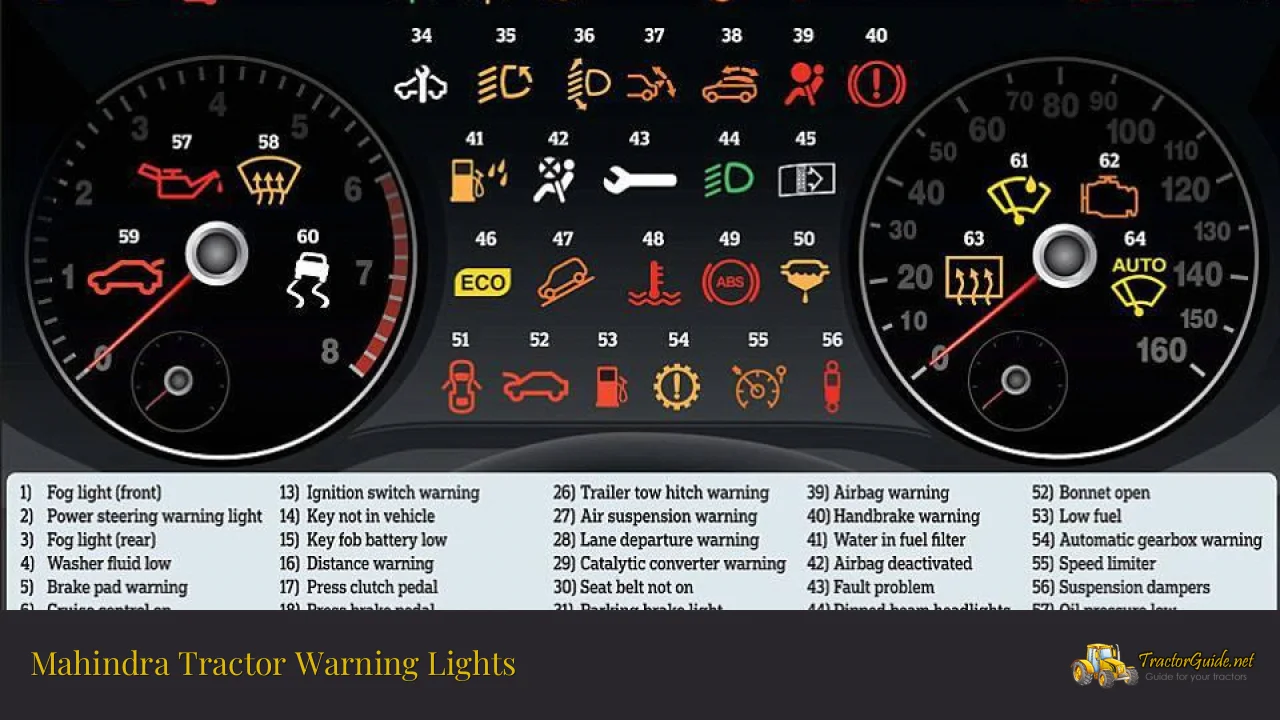 mahindra tractor warning lights