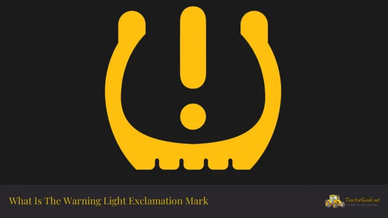 what is the warning light exclamation mark